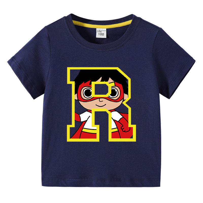 Cartoon T Shirts Kids - Unisex Cotton Summer Tee Ages 1-12 - Cherished Harbor Gifts