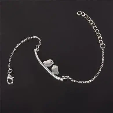 Simple Style Silver Plated Charm Bracelet Jewelry Gift Wedding Banquet by eprolo