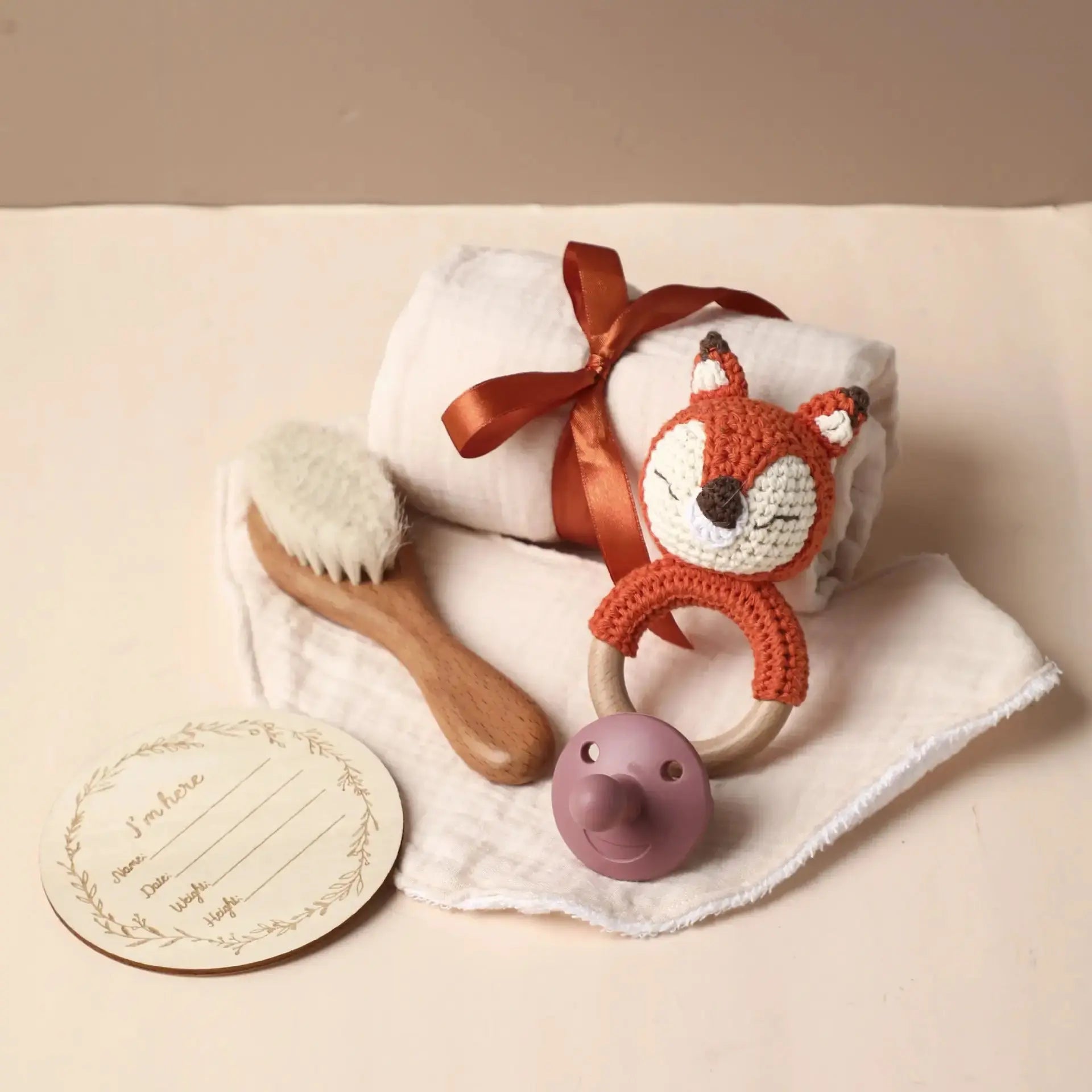 Bamboo Cotton Baby Grooming Gift Set for Newborn Essentials by EPR