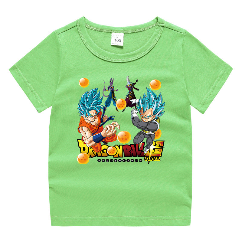 Unisex Kids Graphic Tee - Cartoon Animal Summer T-Shirt - Cherished Harbor Gifts