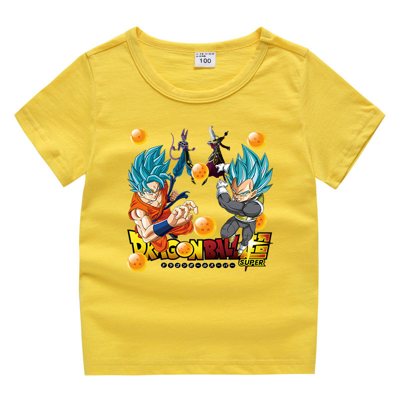 Unisex Kids Graphic Tee - Cartoon Animal Summer T-Shirt - Cherished Harbor Gifts