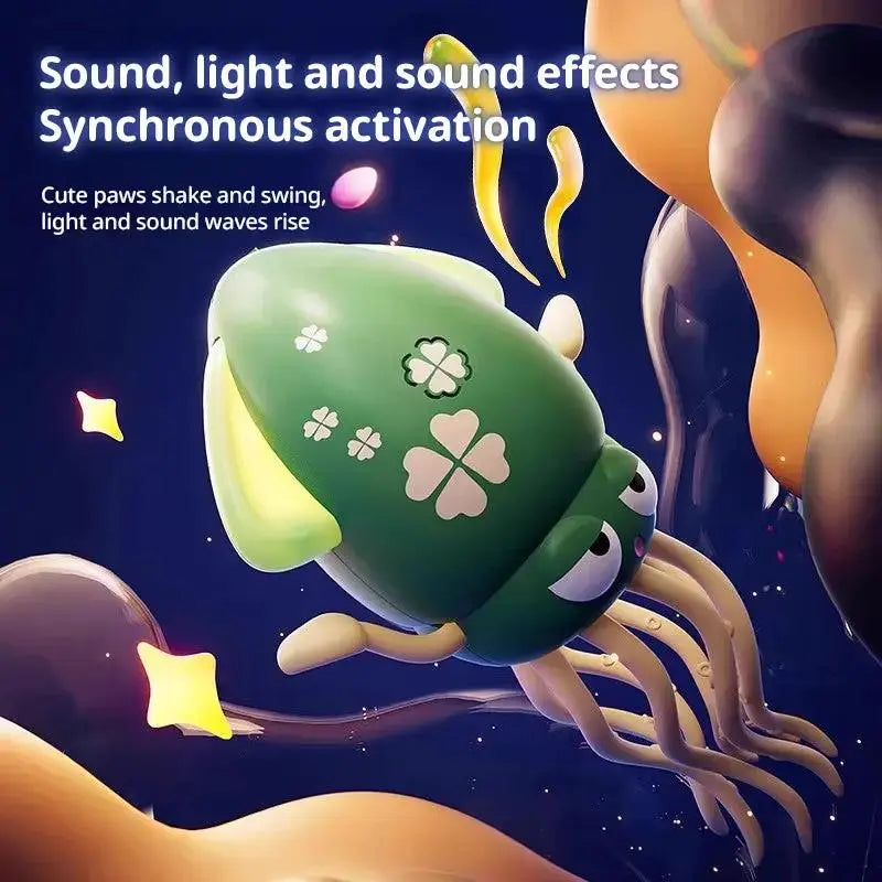 Interactive Dancing Octopus Toy with Lights, Music & Obstacle Avoidance by EPR