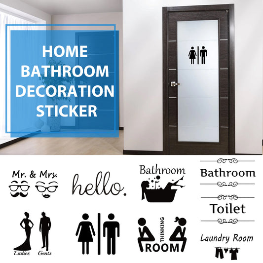 Funny Bathroom Wall Decal for Cute Bathroom Decor - Cherished Harbor Gifts