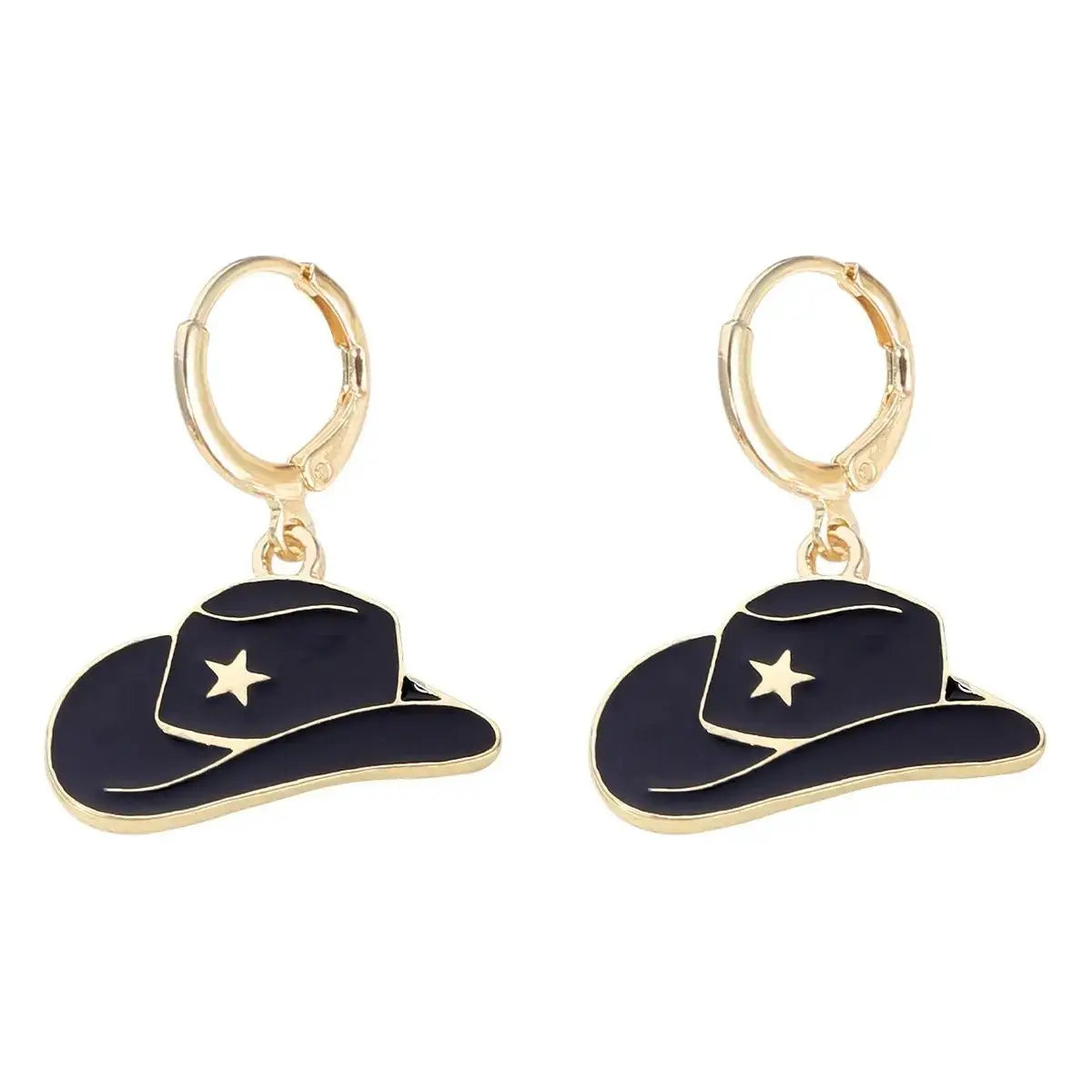 Western Cowgirl Heart Earrings | Cowboy Hat & Boots Valentine’s Earrings by EPR