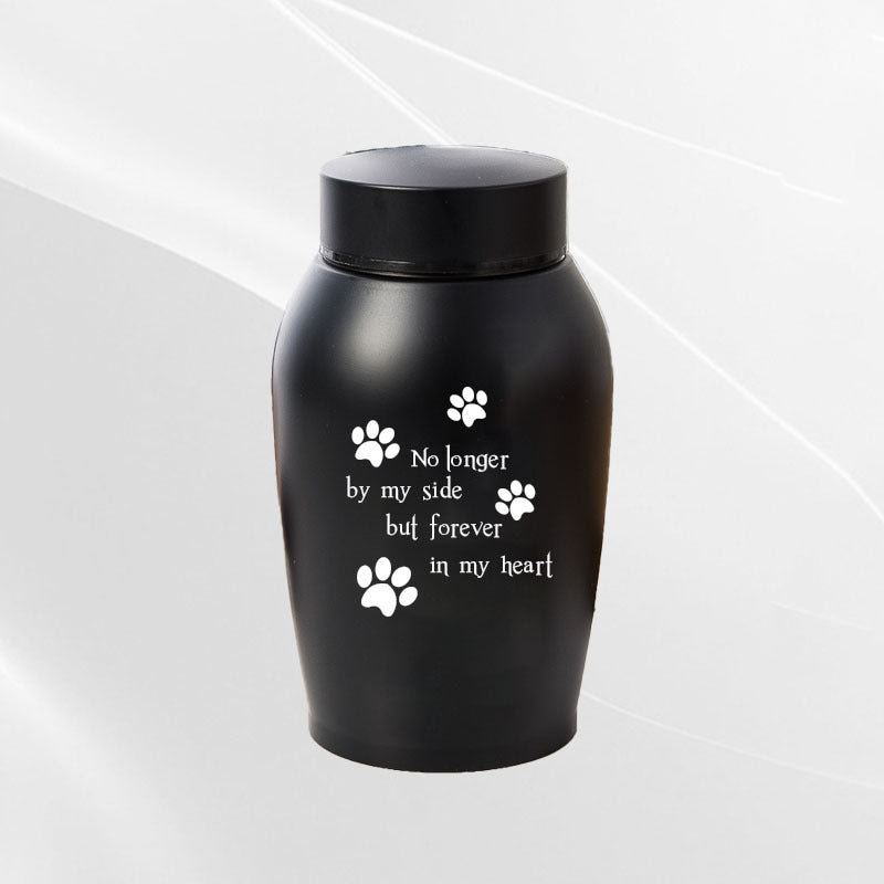 Stainless Steel Pet Urn for Small Pet Ashes - Cherished Harbor Gifts