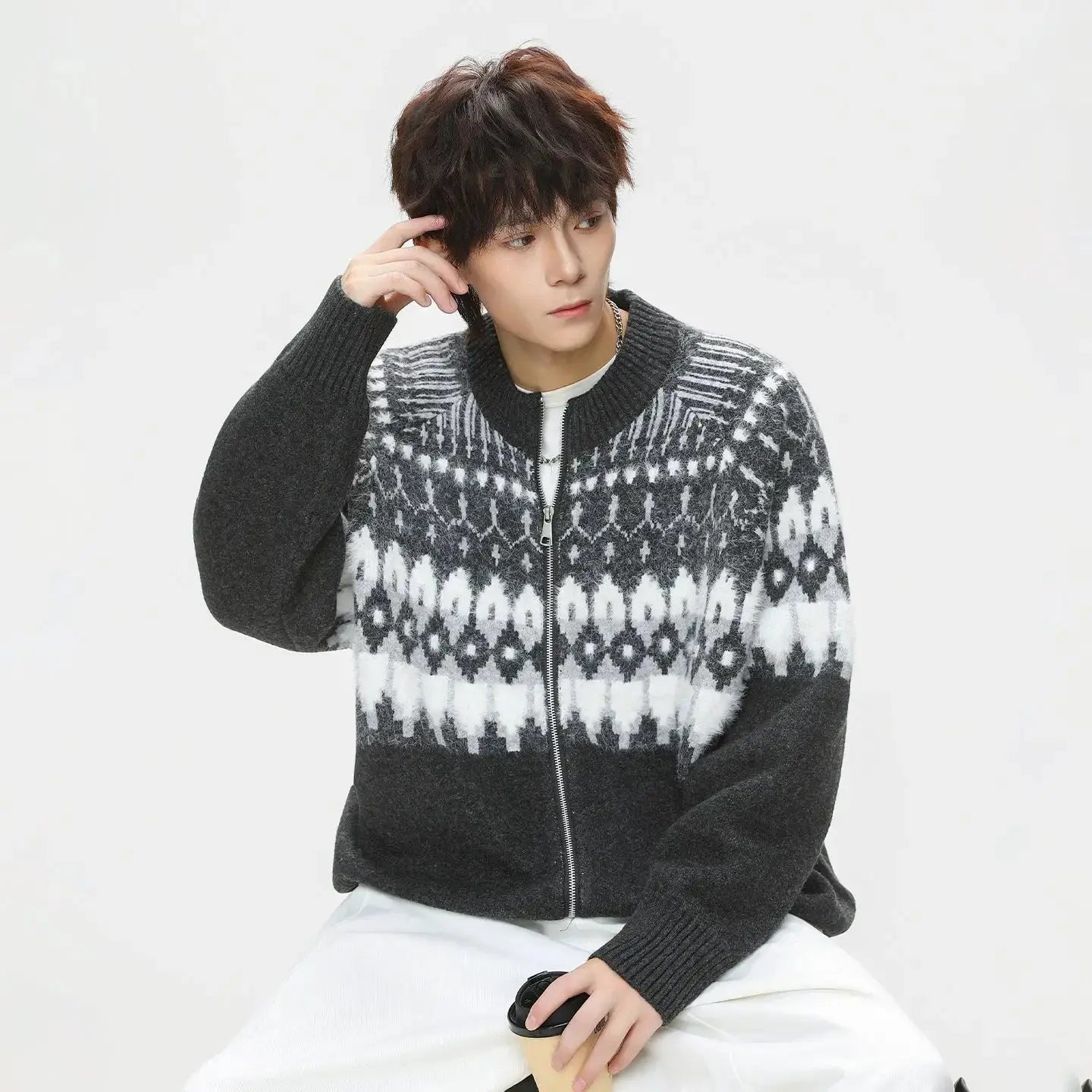 Stylish Men's Ethnic Cardigan for Casual Streetwear by EPR