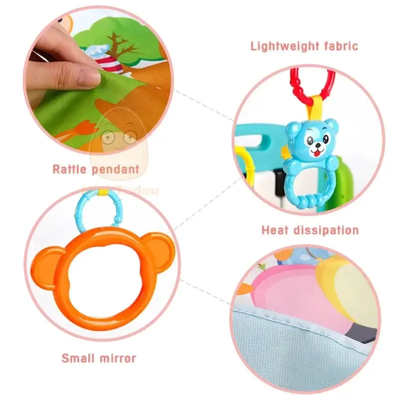 Baby Activity Gym - Kick & Play Piano Gym Mat for Infants by EPR