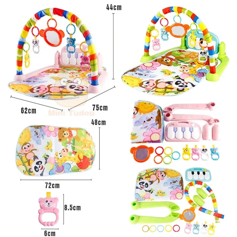 Baby Activity Gym - Kick & Play Piano Gym Mat for Infants by EPR