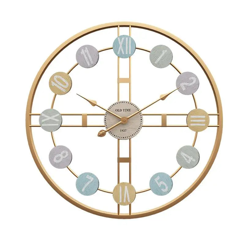 Large Modern Wall Clock - Nordic Roman Numeral Design - Cherished Harbor Gifts
