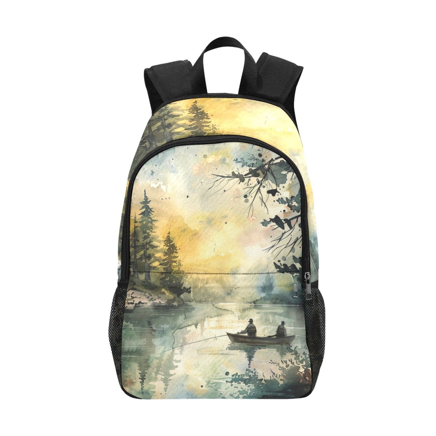 Fishing Backpack with Side Mesh Pockets | Waterproof Travel, Hiking & Outdoor Daypack