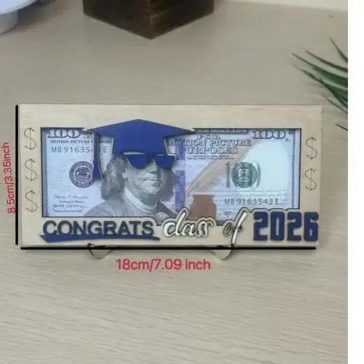 Unique Wooden Wallet Gift for Graduation and Birthdays by TED