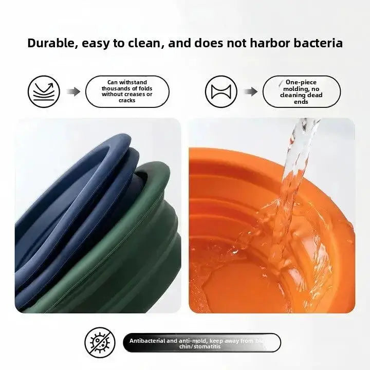 Portable Pet Travel Bowl - Collapsible Silicone Design by TED