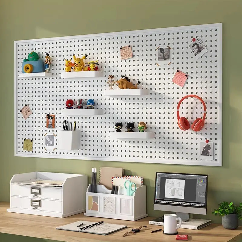 Wall-Mount Perforated Organizer Board
