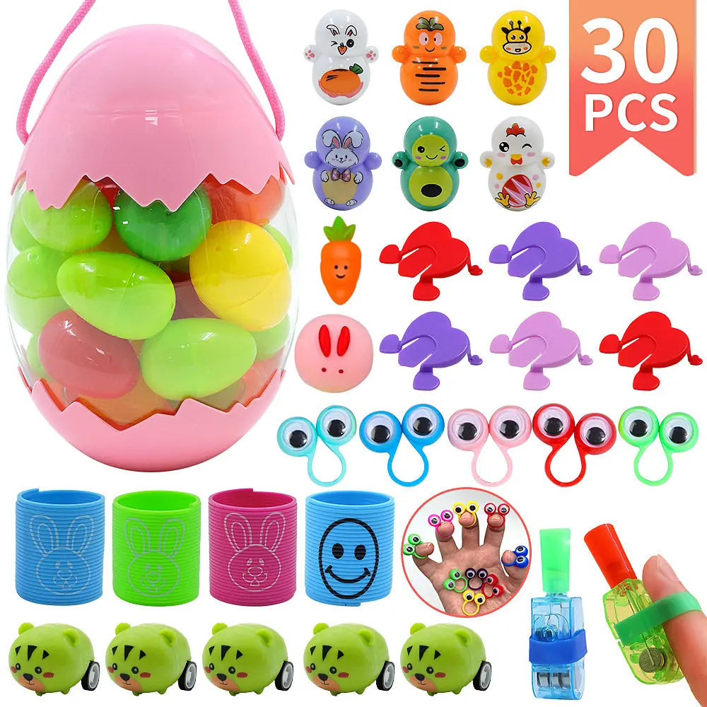Easter Surprise Eggs with Hidden Toys for Children