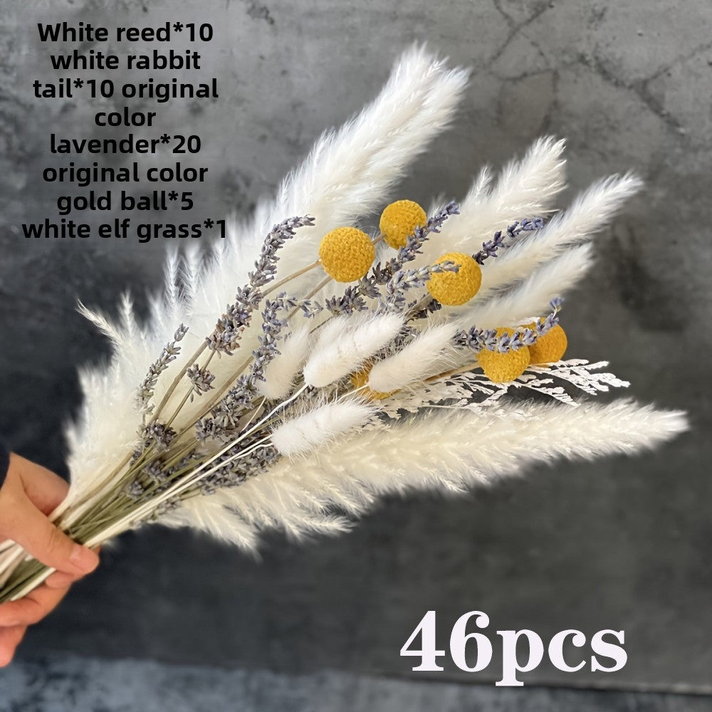 Natural Dried Flower Bouquet for Home and Wedding Decor - Cherished Harbor Gifts
