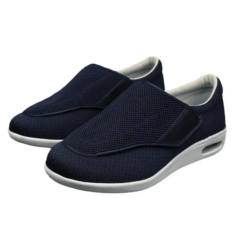 Unisex Breathable Velcro Walking Shoes | Comfortable Non-Slip Mesh Shoes by TED