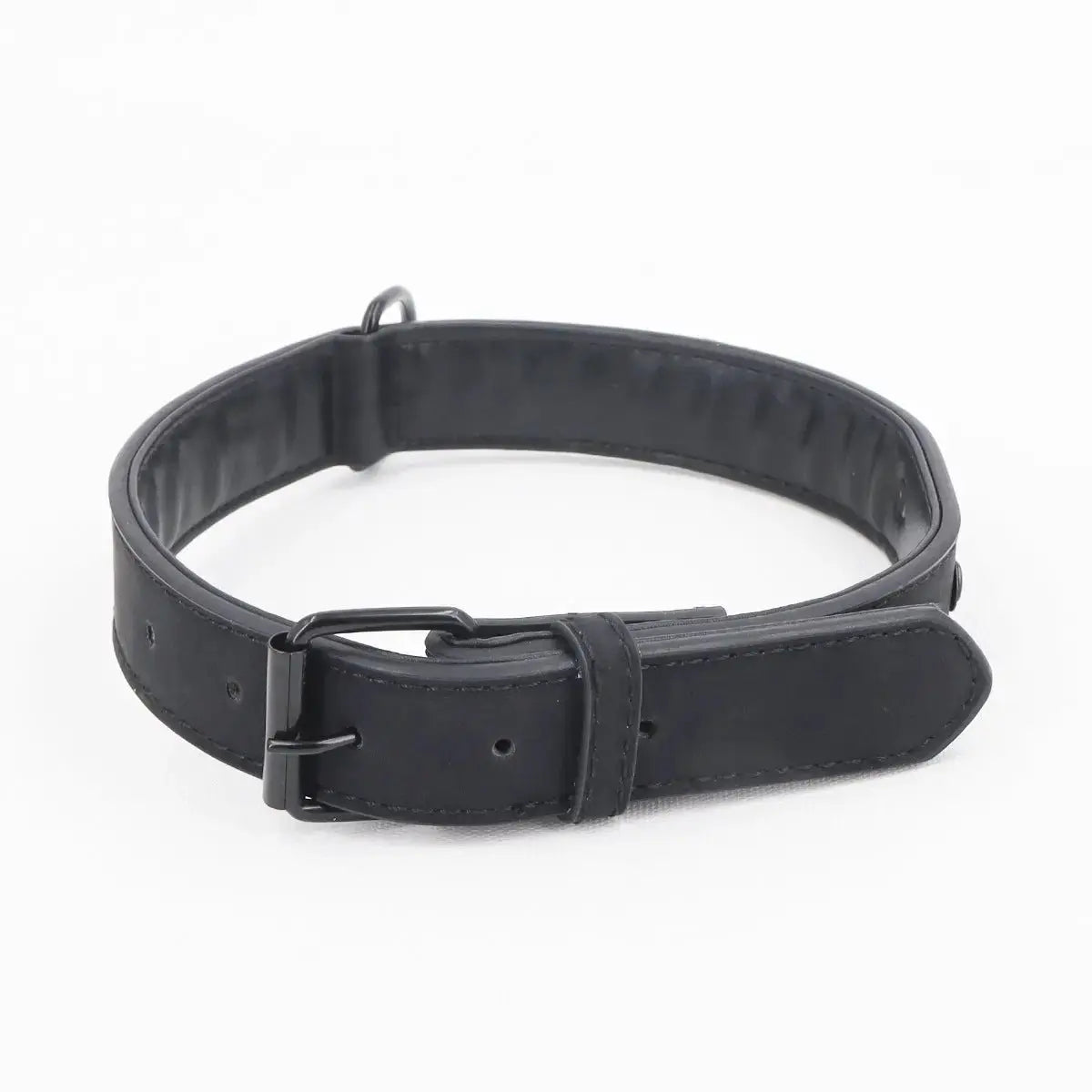 Frosted Leather Dog Collar | Adjustable Solid Color Collar for Small & Large Dogs by TED