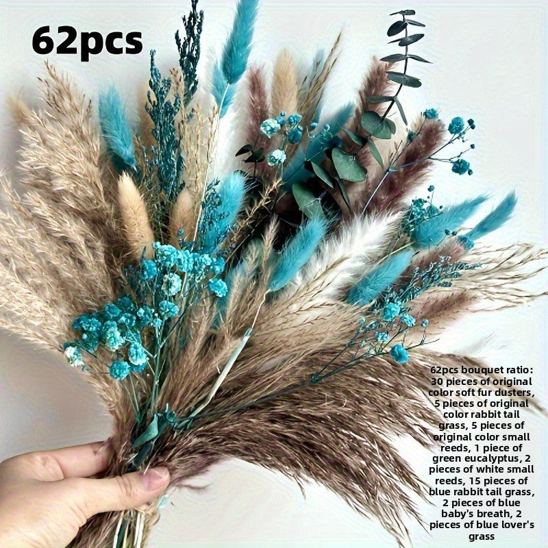 Natural Dried Flower Bouquet for Home and Wedding Decor - Cherished Harbor Gifts