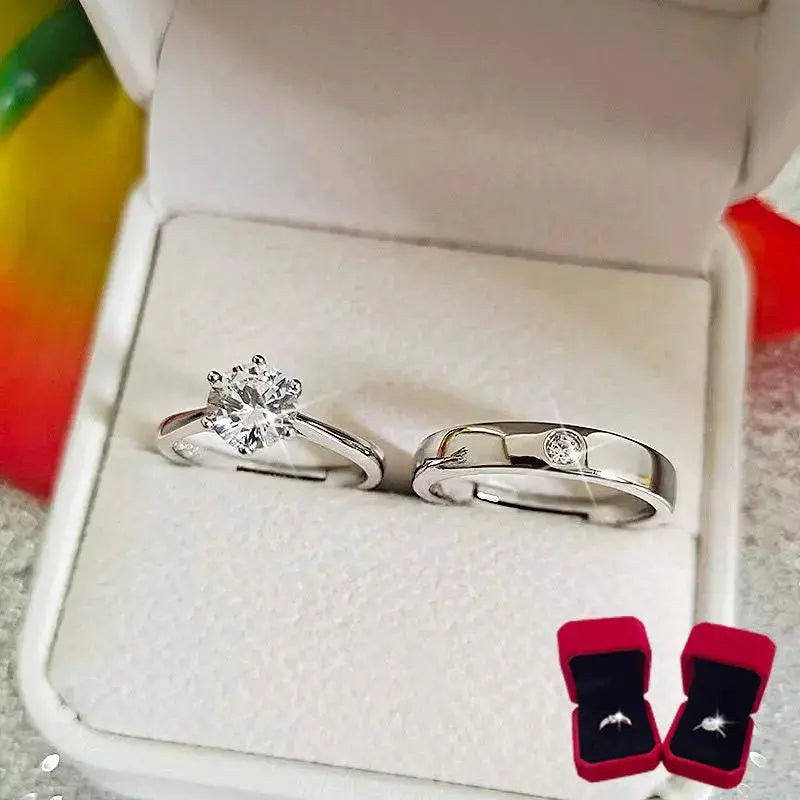 Affordable Wedding Rings - Elegant Fake Diamond Ring by TED