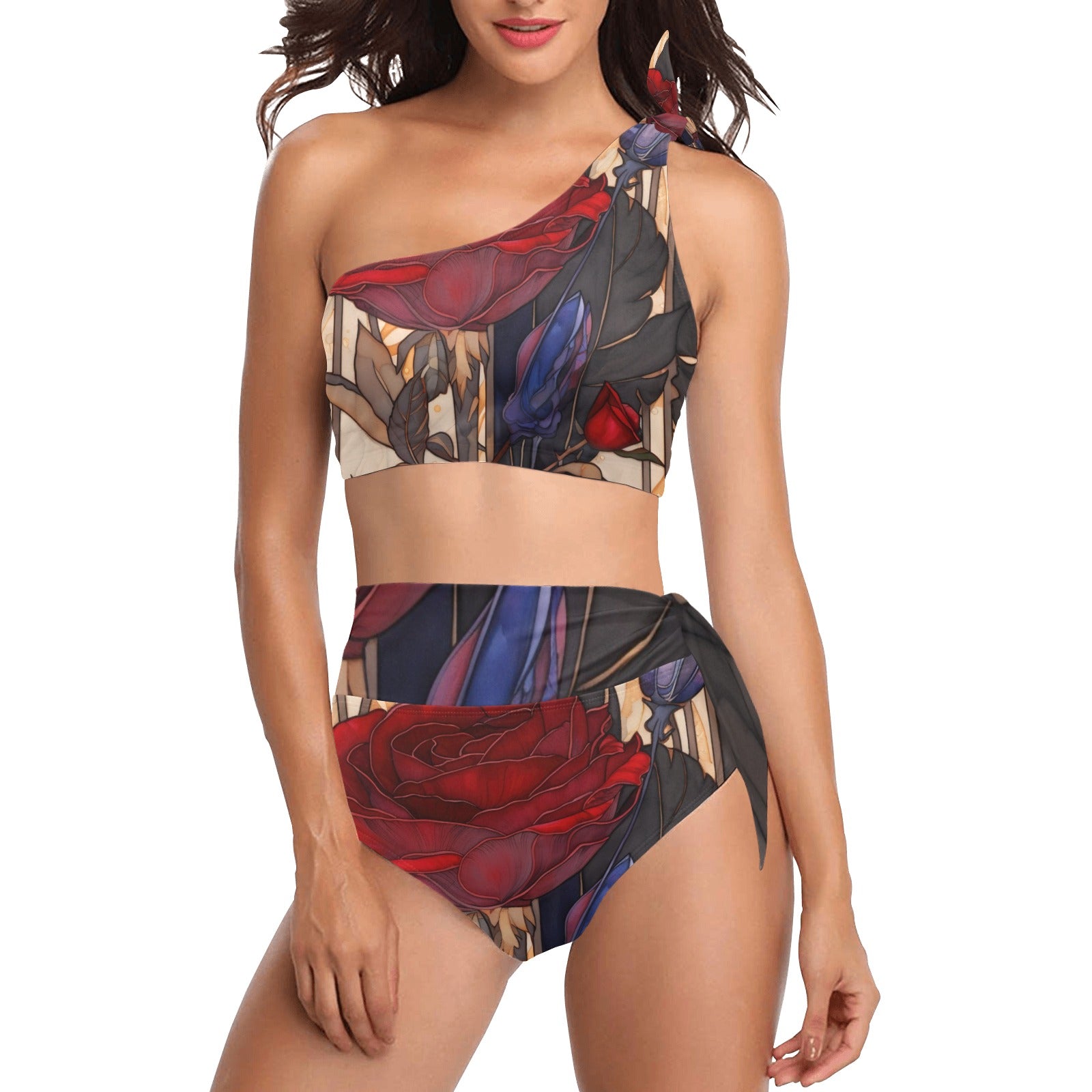 Stylish High Waisted Swimsuit Set for Beach and Summer Fun - Cherished Harbor Gifts