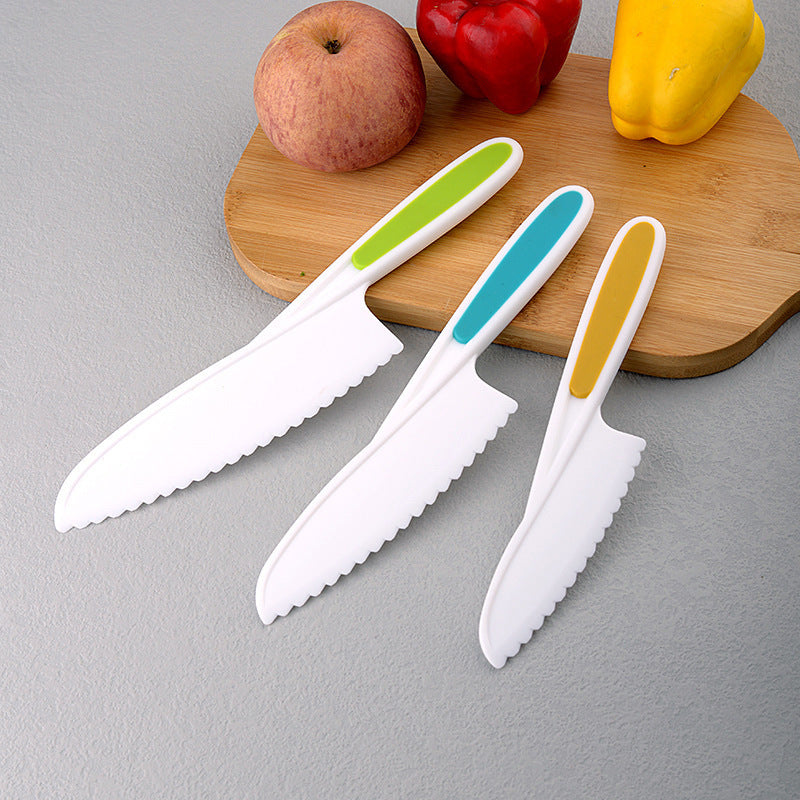 Kids Safe Toddler Kitchen Knife Set for Cooking Practice - Cherished Harbor Gifts