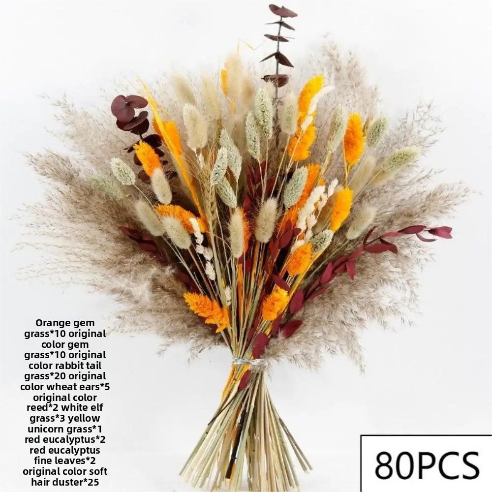 Natural Dried Flower Bouquet for Home and Wedding Decor - Cherished Harbor Gifts