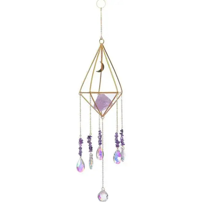 Handmade Rainbow Crystal Suncatcher | Unique Artisan Design by Cherished Harbor Gifts by EPR
