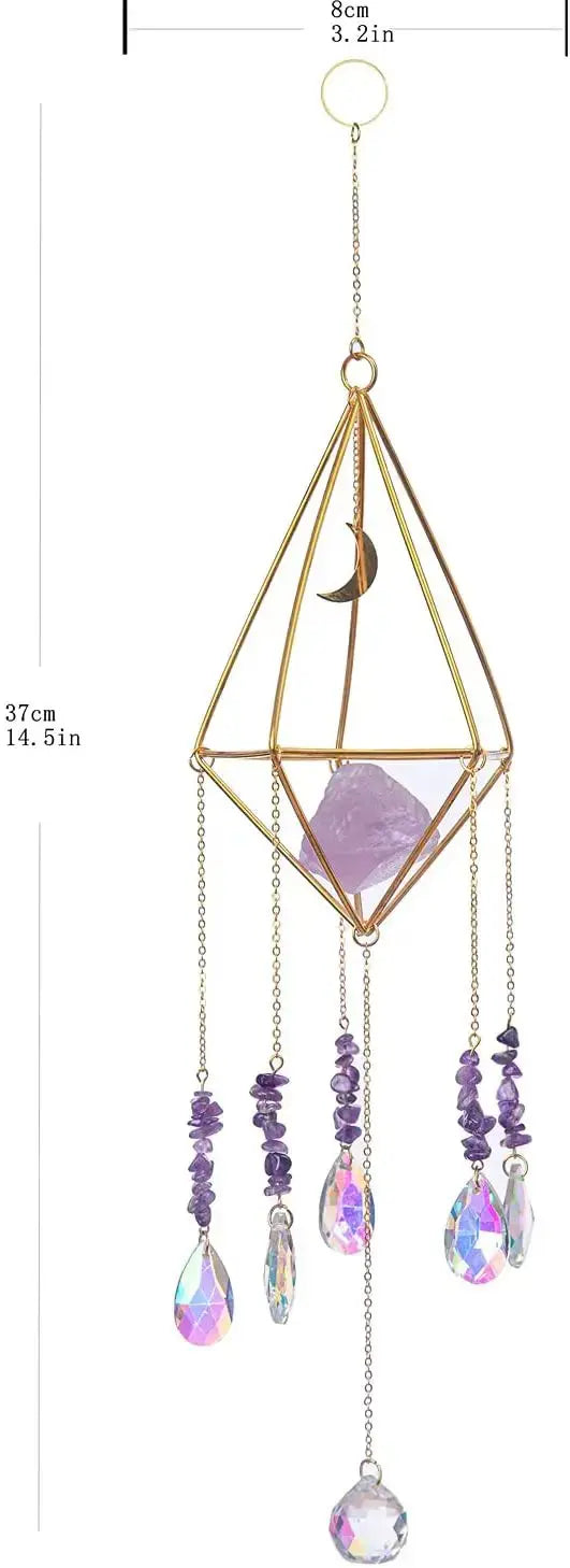 Handmade Rainbow Crystal Suncatcher | Unique Artisan Design by Cherished Harbor Gifts by EPR