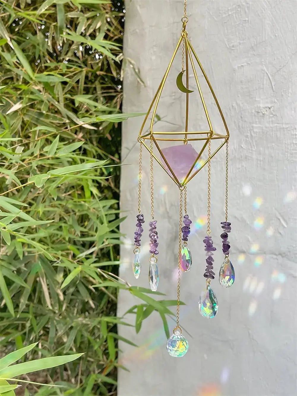 Handmade Rainbow Crystal Suncatcher | Unique Artisan Design by Cherished Harbor Gifts by EPR