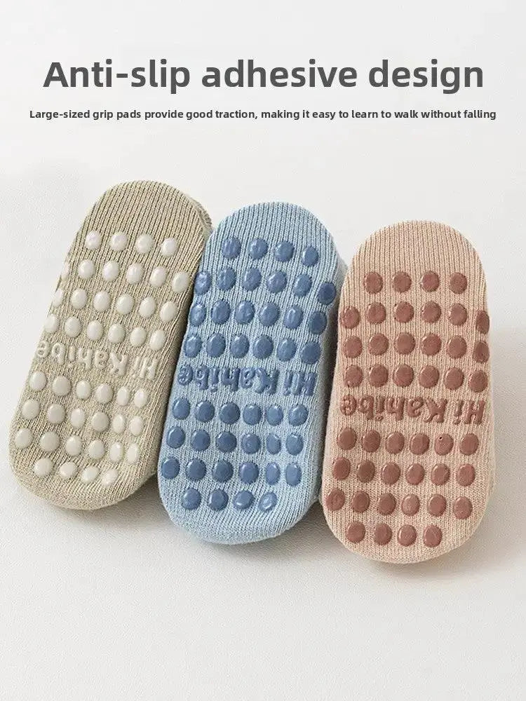 Non-Slip Baby Socks for First Walkers - Cartoon Grip Design by TED