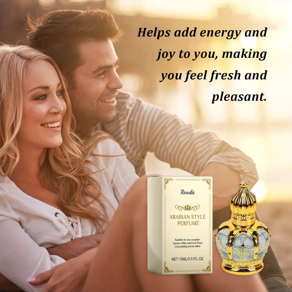 Arabian Perfume Oil - Unisex Coffee & Patchouli Fragrance by CHG-IJ