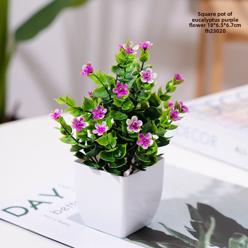 Artificial Potted Plant Decorative Home Desk Decor - Cherished Harbor Gifts