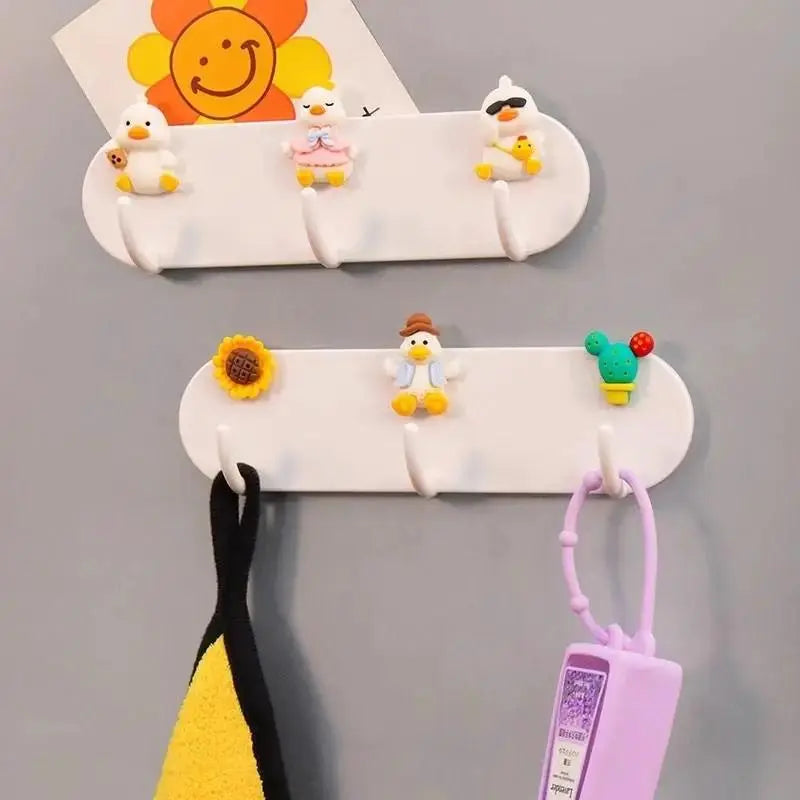 Cute Magnetic Hooks for Refrigerator | Cartoon No-Drill Kitchen & Home Organizer by TED