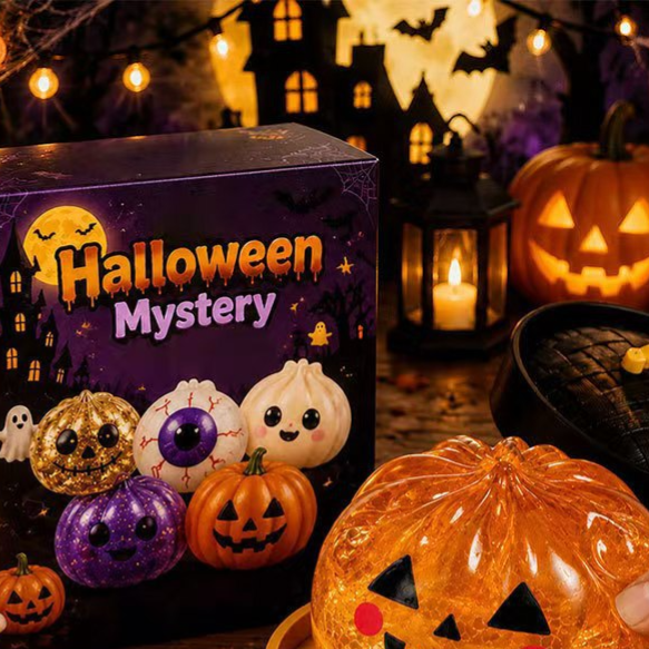 Halloween Stress Relief Toy - Ghost Squeeze Ball for Fun - Cherished Harbor Gifts