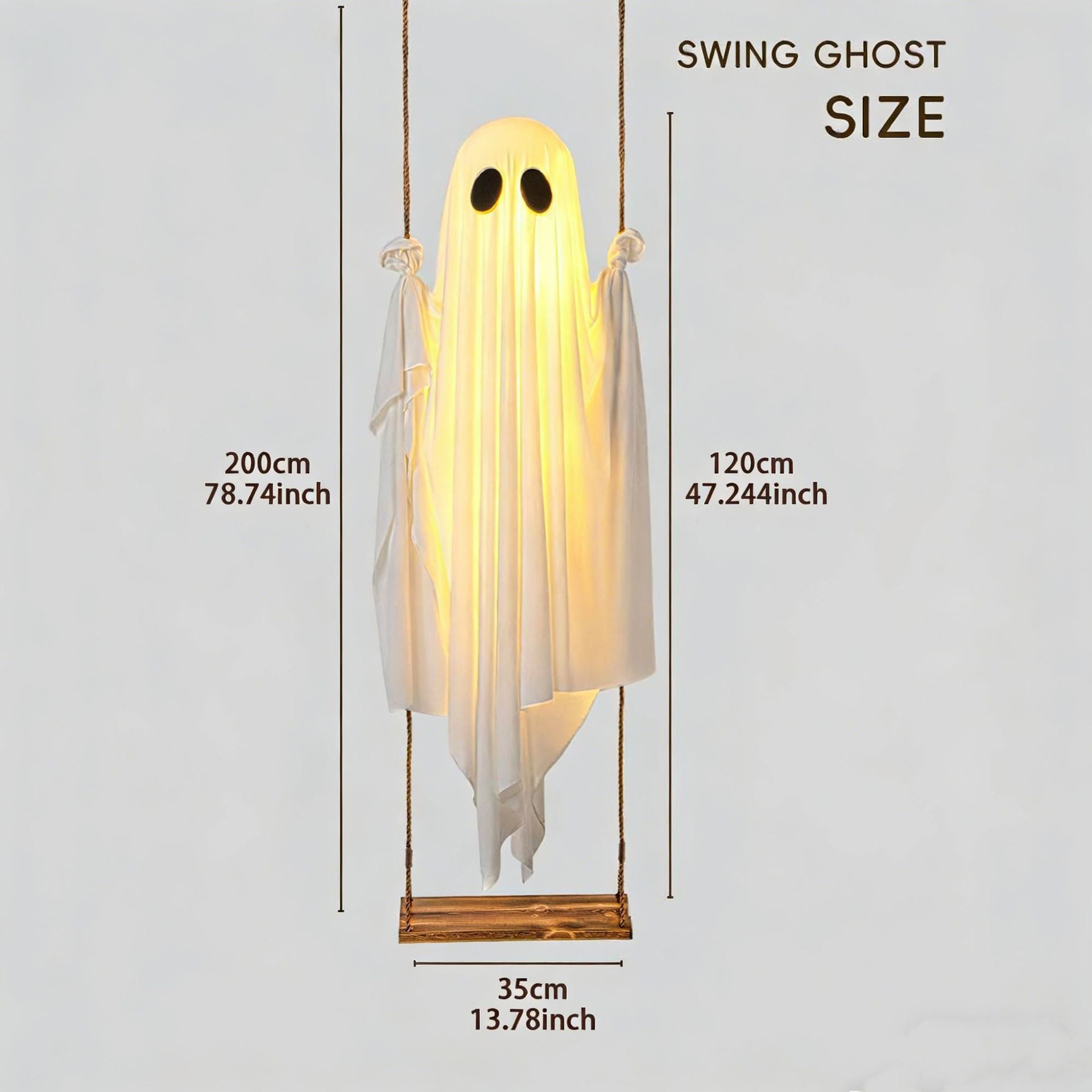 LED Halloween Ghost Decoration for Outdoor Yard Decor - Cherished Harbor Gifts