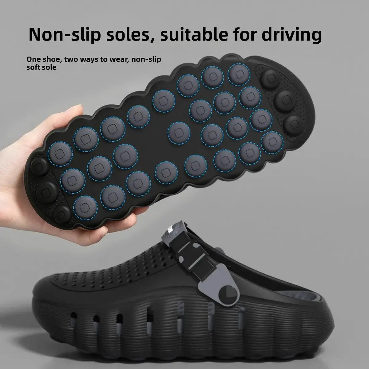 Unisex Slip-On Clogs for Beach and Casual Outdoor Use by TED