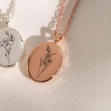 Personalized Memorial Photo Pendant Necklace | Custom Remembrance Picture Jewelry by TED