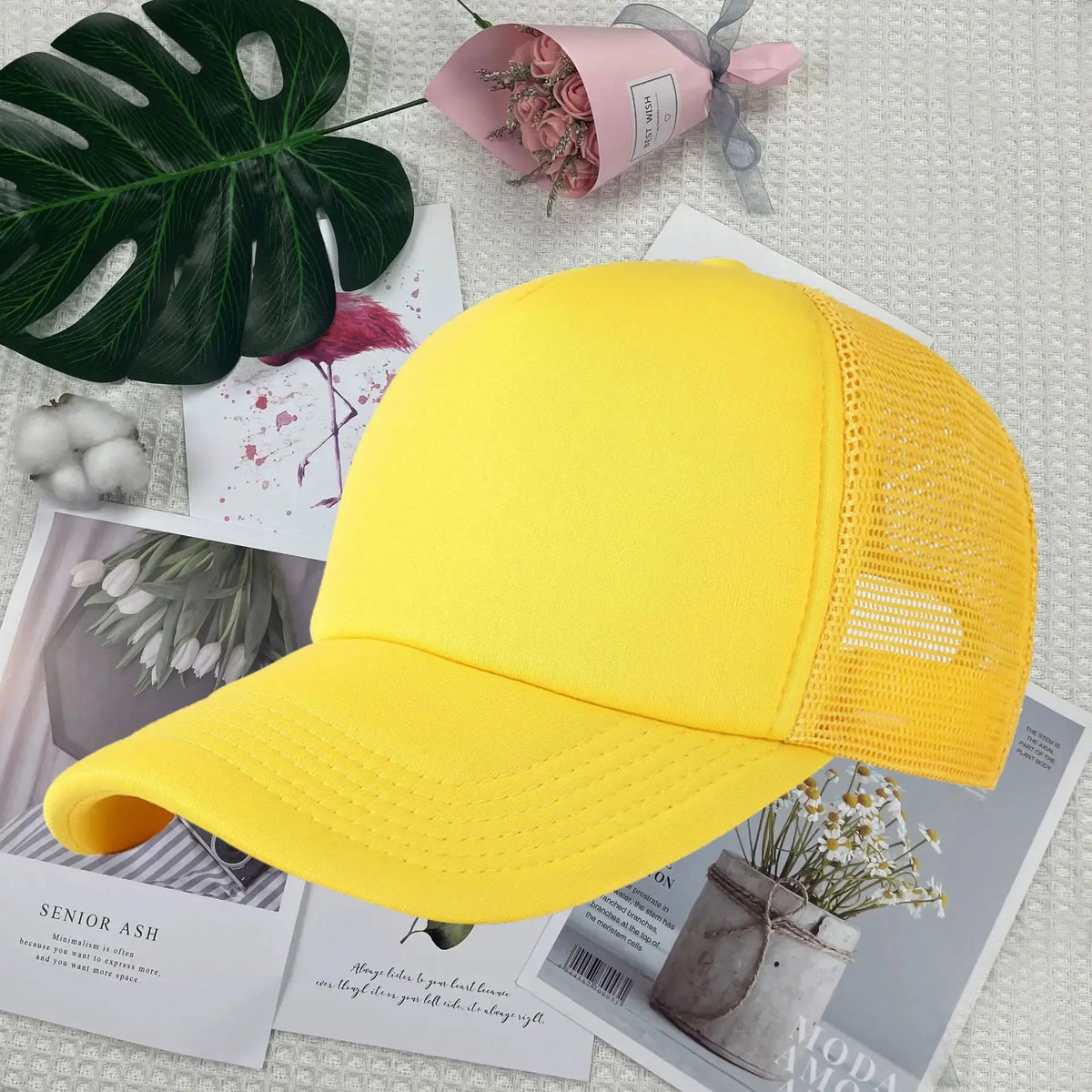Personalized Breathable Mesh Sun Hat | Custom Embroidered Unisex Outdoor Cap by TED