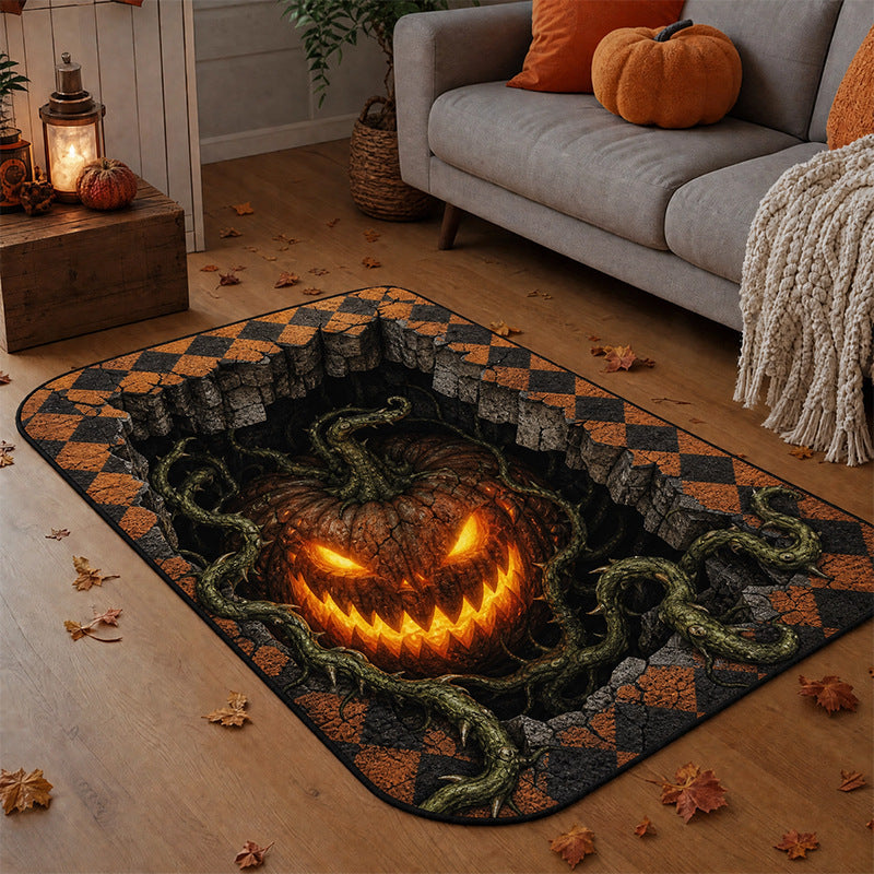 Spooky Halloween Area Rug for Living Room & Bedroom Decor - Cherished Harbor Gifts
