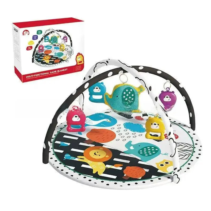 4-in-1 Baby Activity Play Mat with Fence and Balls by TED