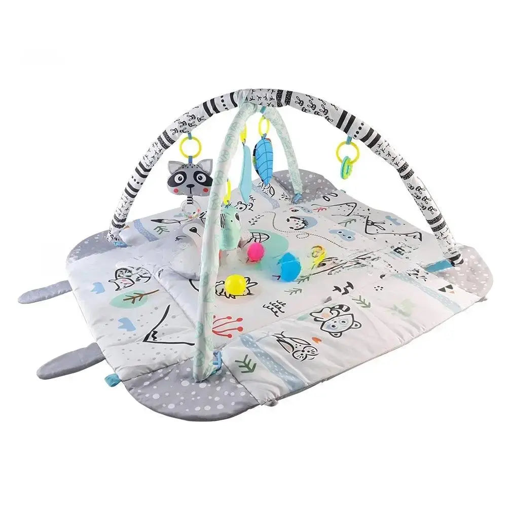 4-in-1 Baby Activity Play Mat with Fence and Balls by TED