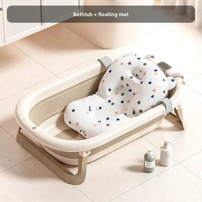 Portable Baby Bathtub with Temperature Display for Infants by TED