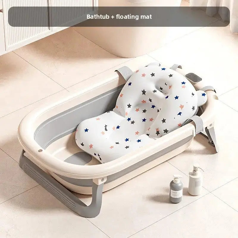 Portable Baby Bathtub with Temperature Display for Infants by TED