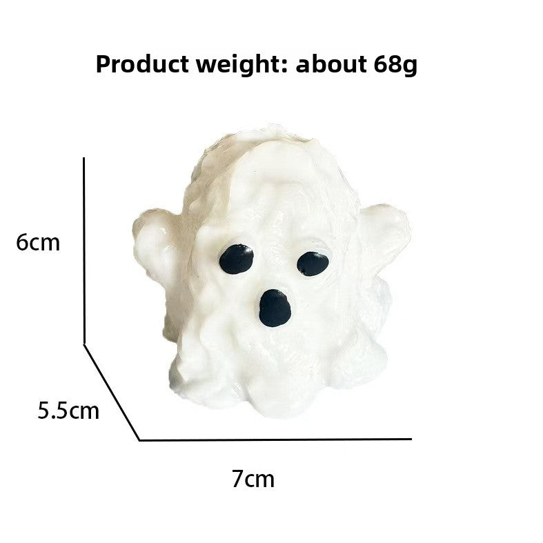 Halloween Ghost Squeeze Toy for Stress Relief and Fun - Cherished Harbor Gifts