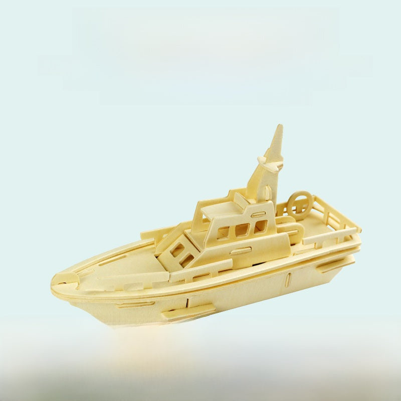 3D Wooden Aircraft Model DIY Educational Building Toy - Cherished Harbor Gifts