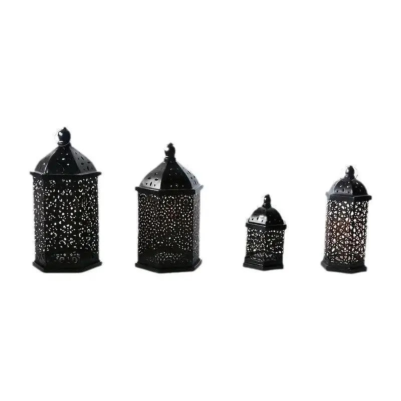 Retro Moroccan LED Lantern for Home Decor by TED