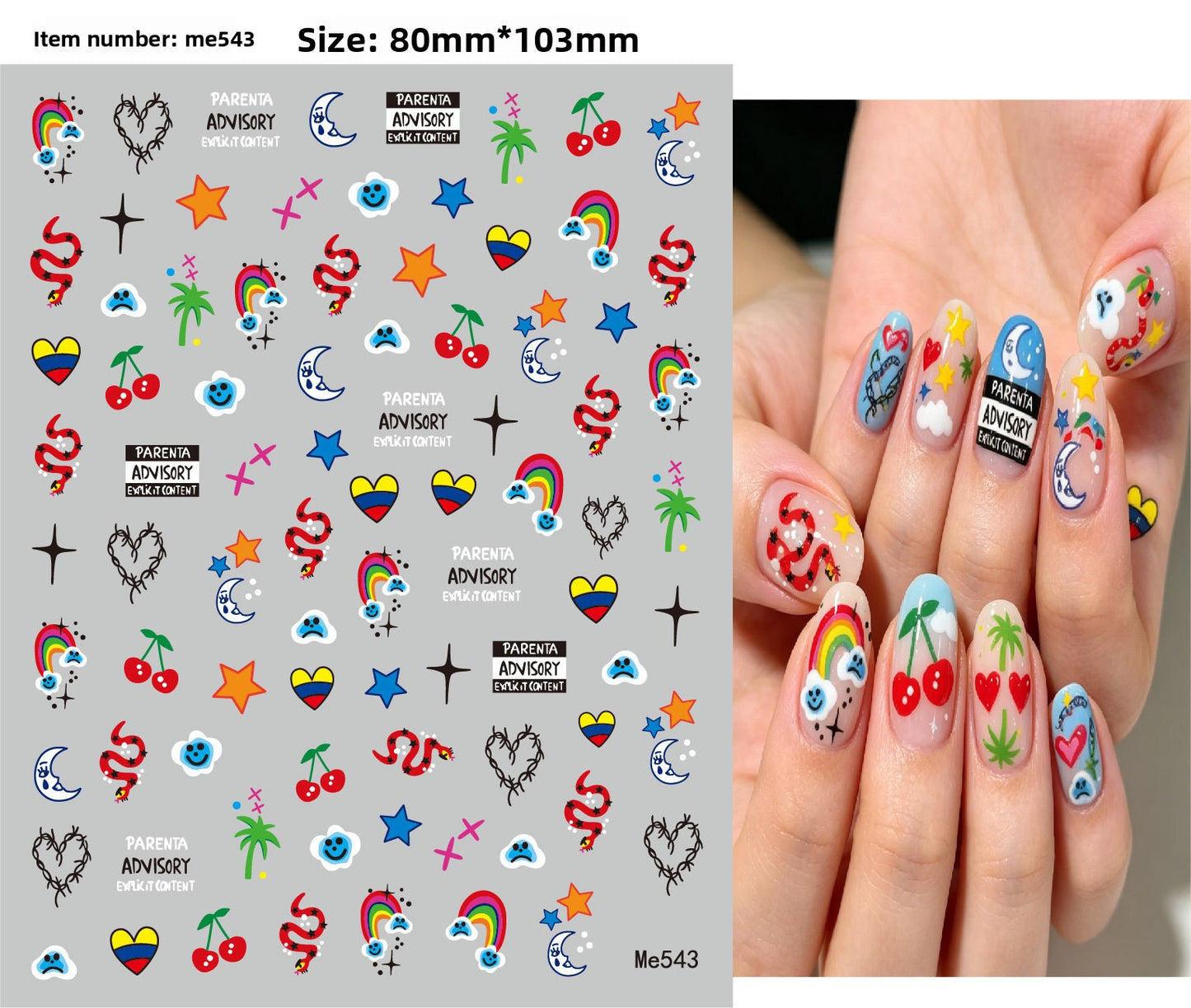 Halloween Nail Art Stickers for Spooky DIY Nail Designs - Cherished Harbor Gifts