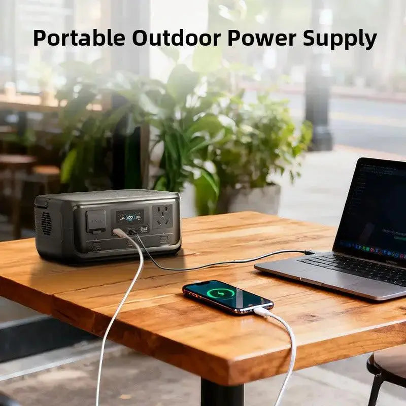 300W Portable Power Station | 256Wh Emergency Backup Battery with AC, DC & USB by TED