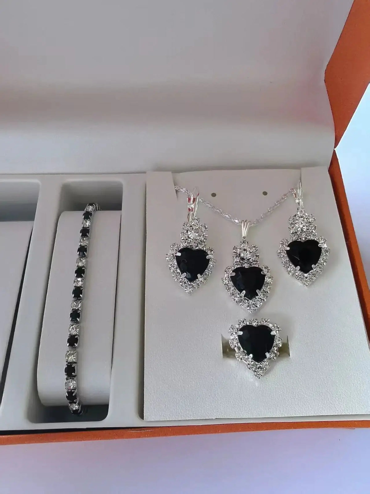 Elegant Women's Jewelry Set – Sparkling Zircon Trio by Cherished Harbor Gifts by TED