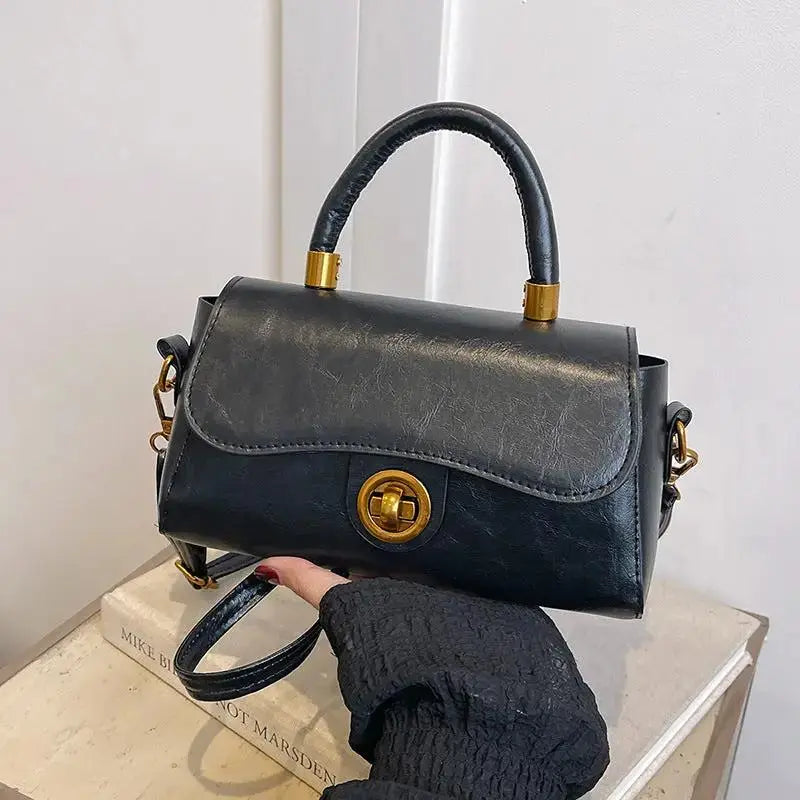 Women's Retro Crossbody Bag | PU Leather Shoulder Purse with Adjustable Strap by TED